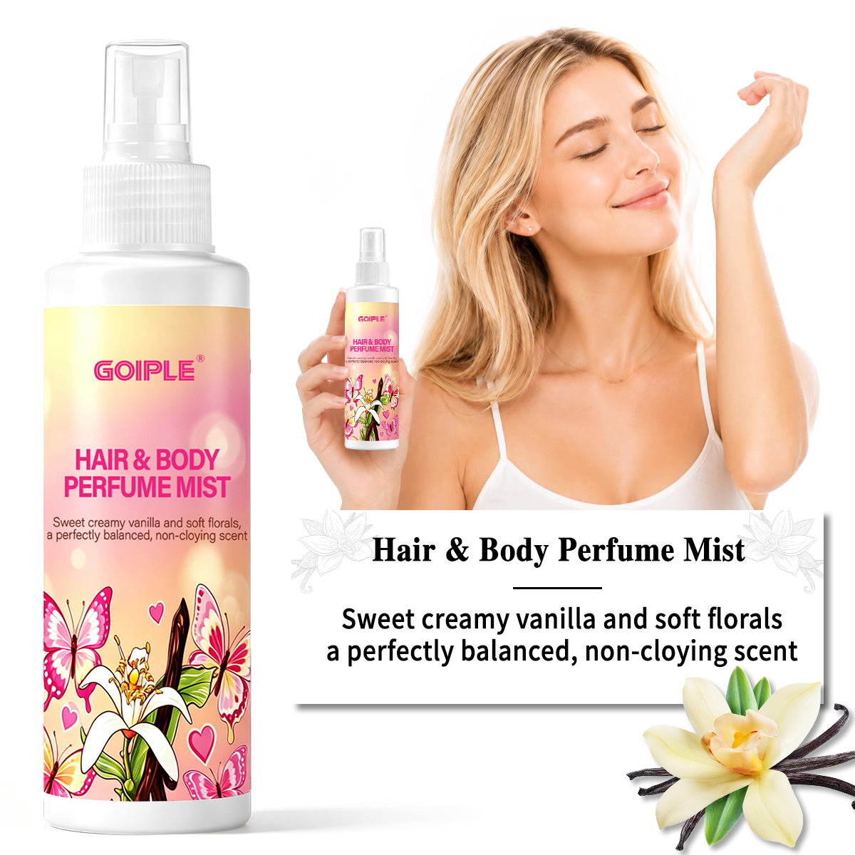 Perfume Aroma Fragrance - Bruma Perfumada para Cabello y Cuerpo,