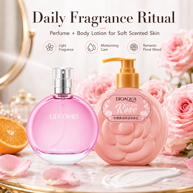 Set de Perfume GECOMO para Muj - Women'S Perfume Rose Fragrance reseña y precio